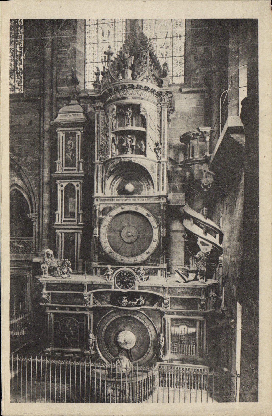 CPA Strasbourg Horloge astronomique