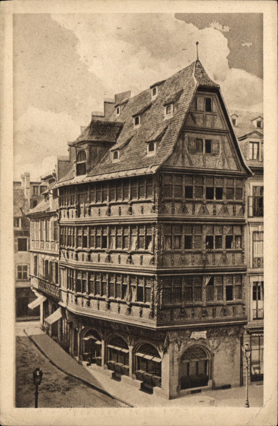 CPA Strasbourg Maison Kammerzell