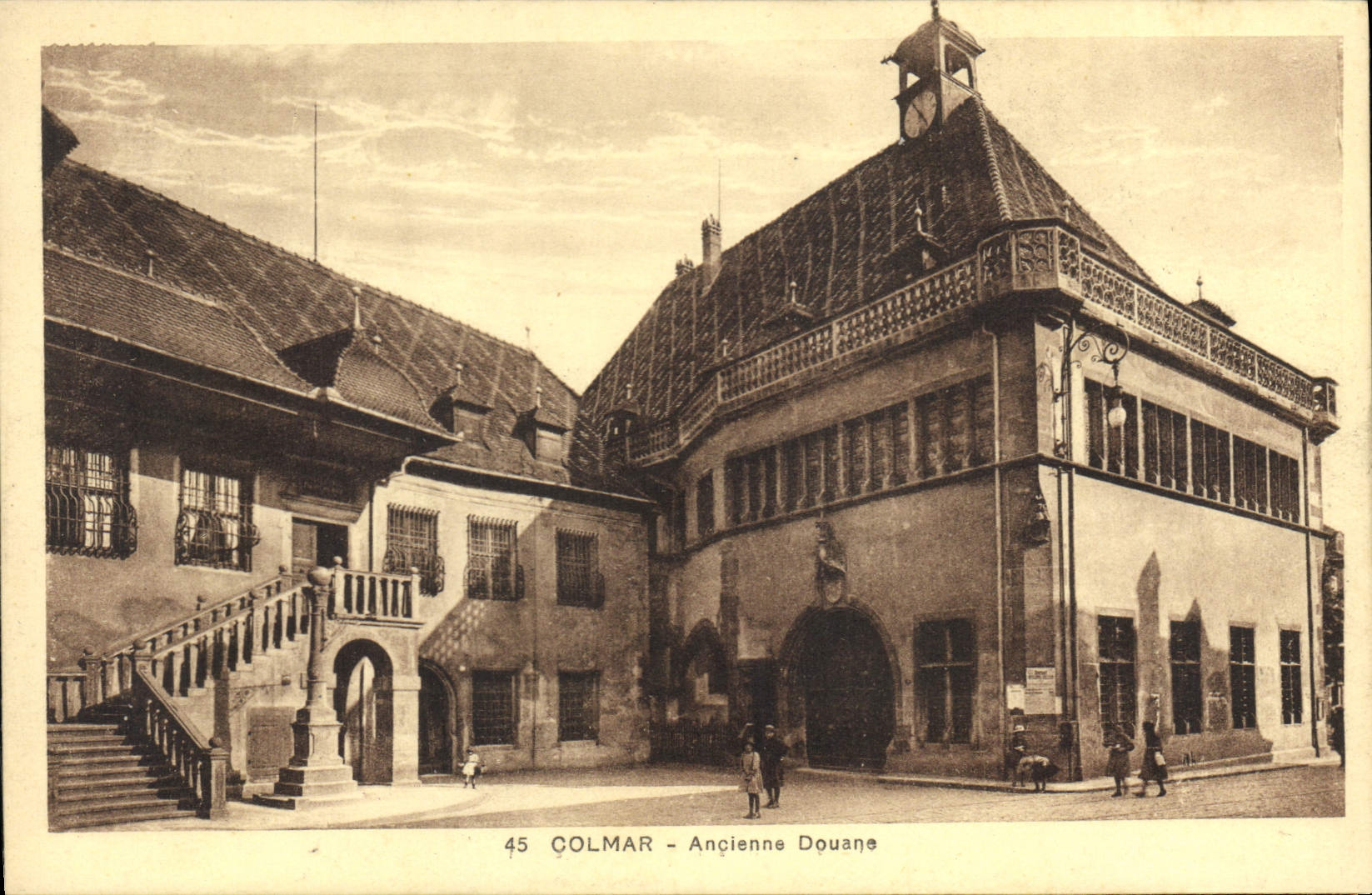 CPA COLMAR ANcients Douane