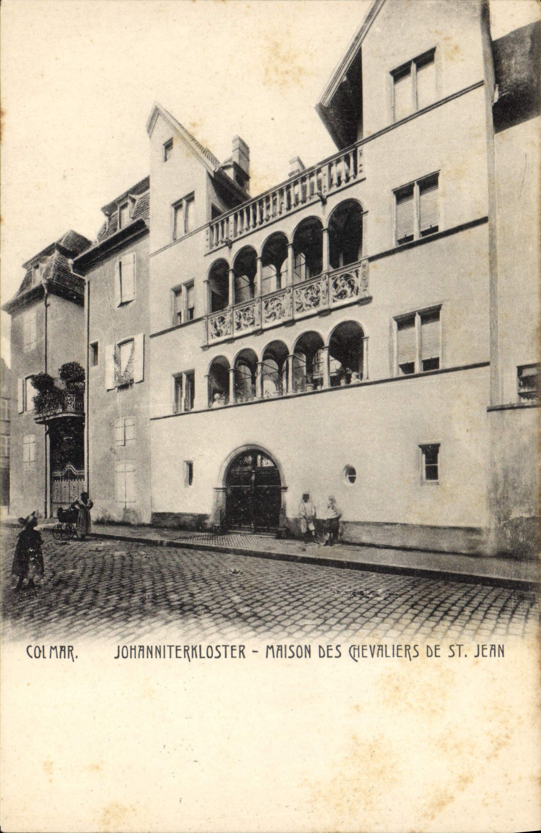 CPA COLMAR JOHANNITERKLOSTER MAISON DES CHEVALIERS DE ST. JEAN