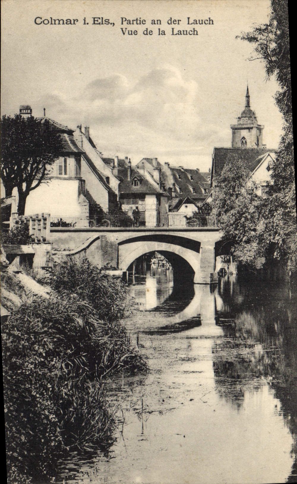 CPA Colmar i.Els  partie an der Lauch Vue de la Lauch