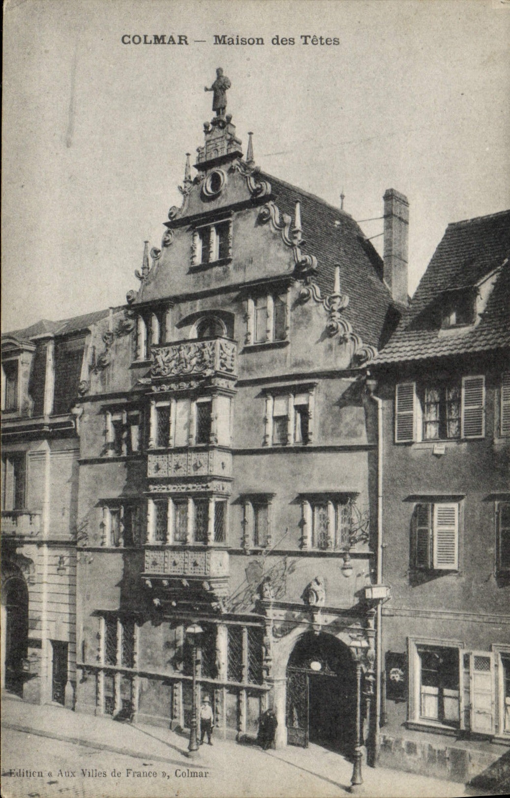 CPA COLMAR Maison des Tetes 