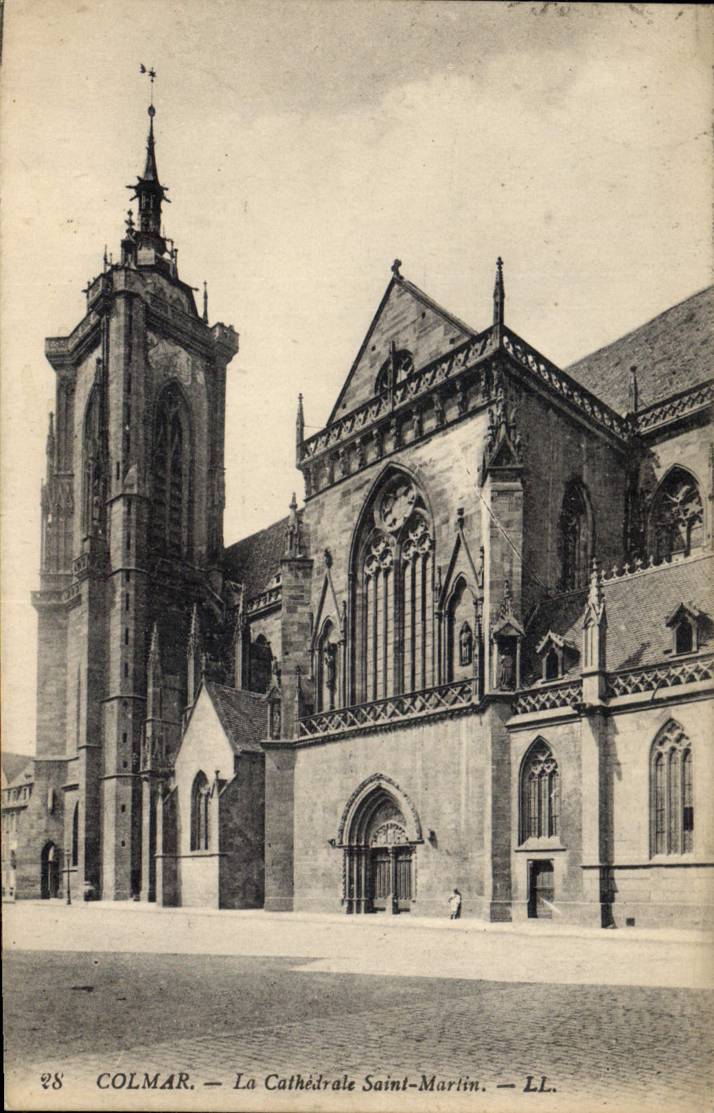 CPA COLMAR La Cathedrale saint Martin LL