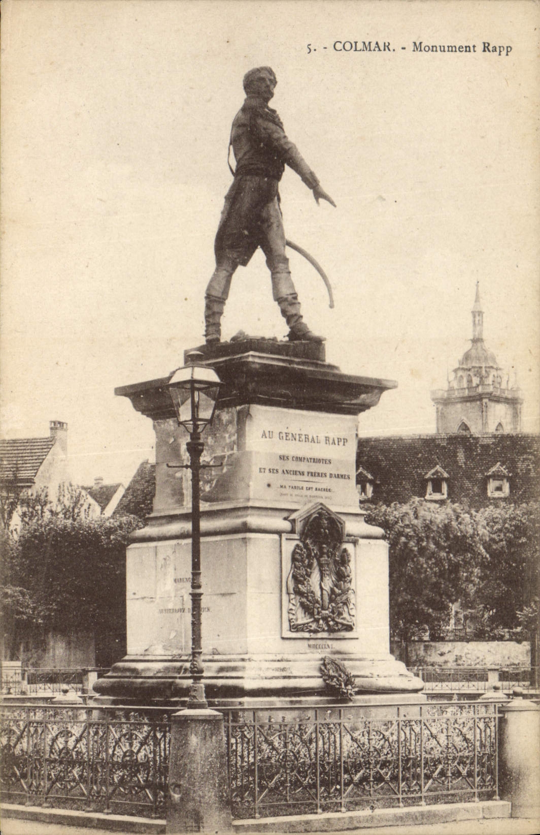 CPA COLMAR Monument Rapp