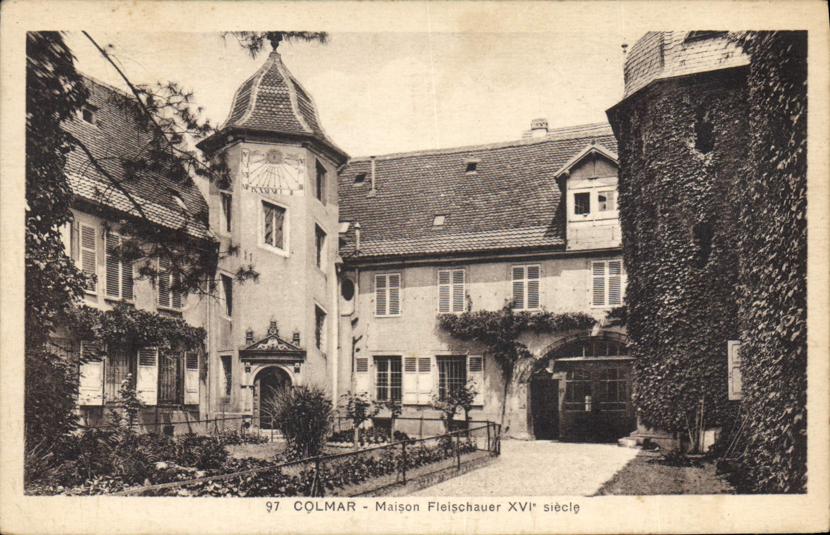CPA COLMAR Maison Fleischauer XVi siecle