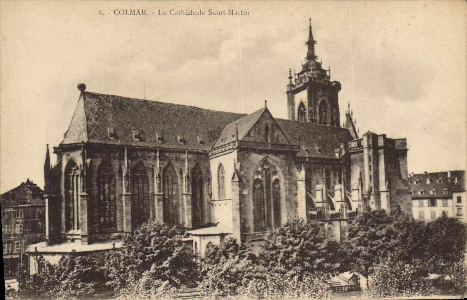 CPA COLMAR La Cathedrale Saint Martin