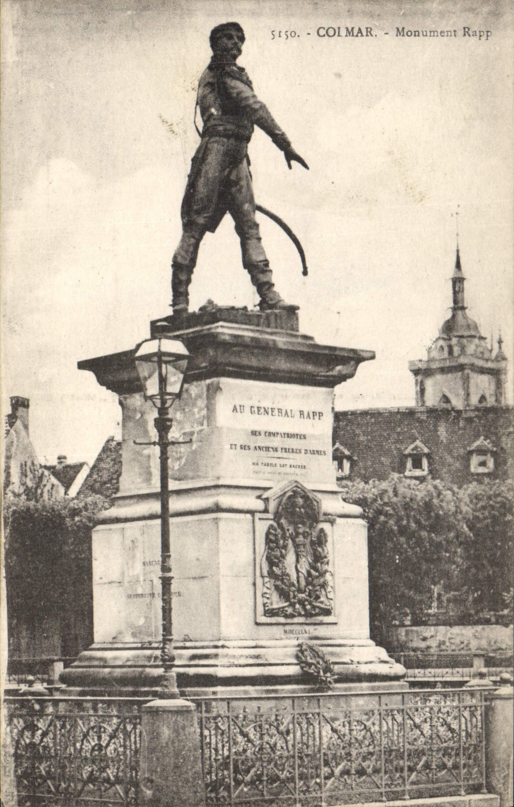 CPA COLMAR monument Rapp