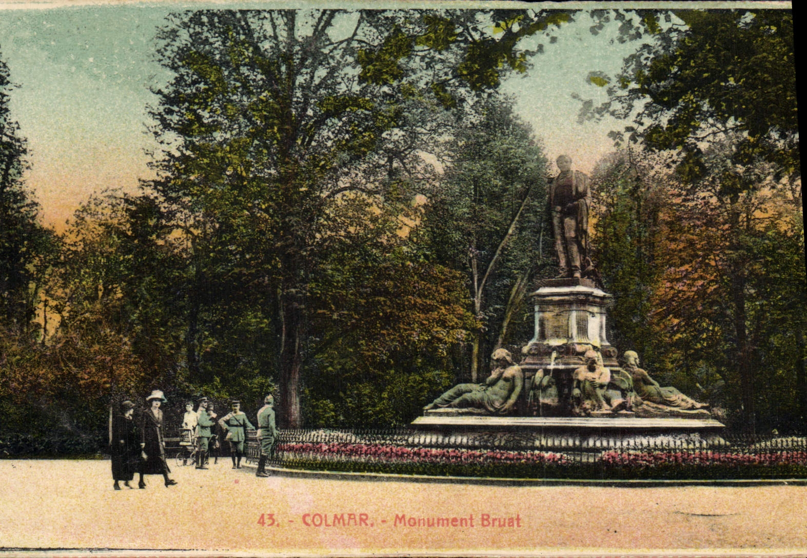 CPA COLMAR Monument Brust