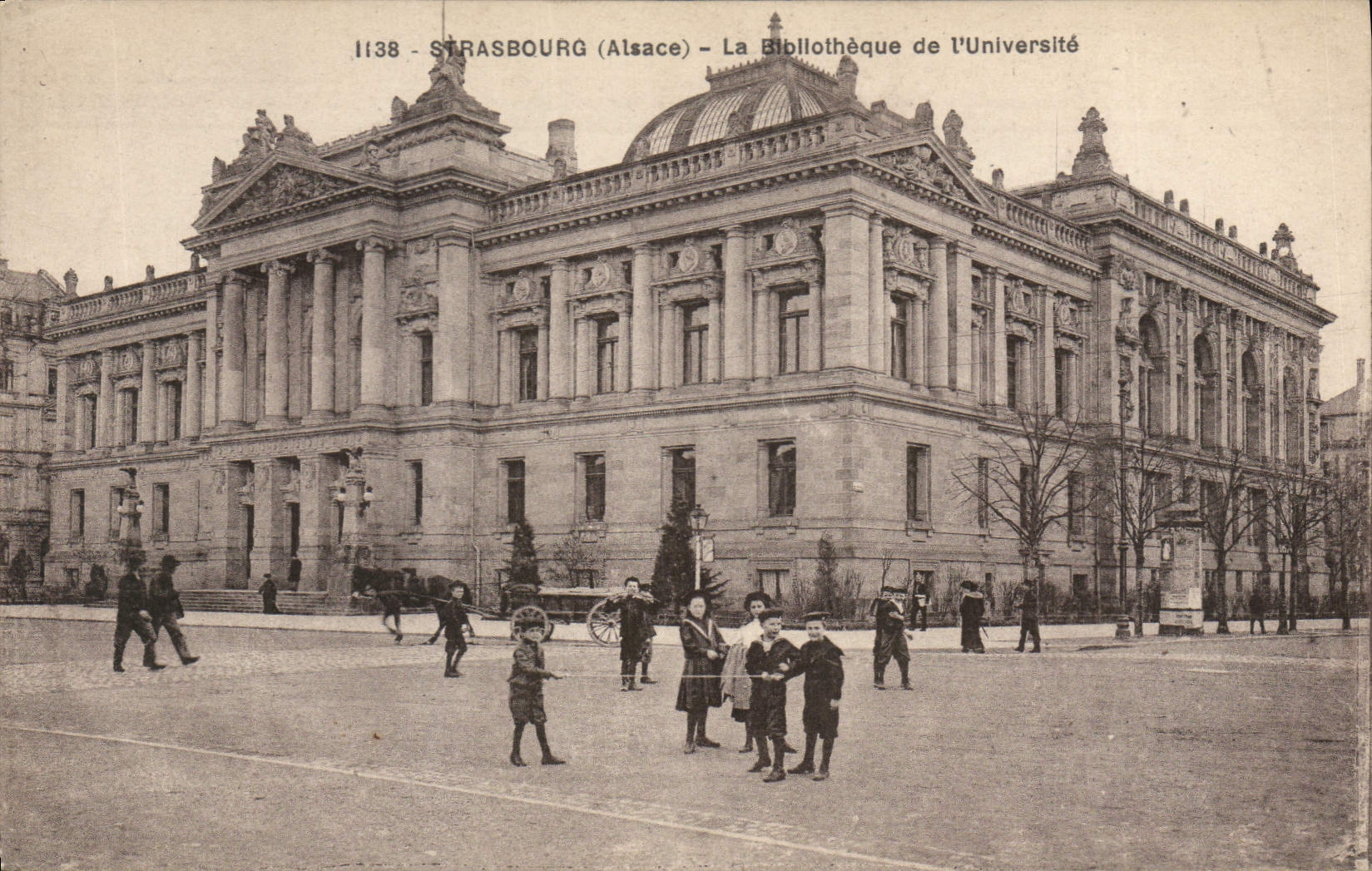 CPA STRASBOURG La Biblotheque de l'Universite