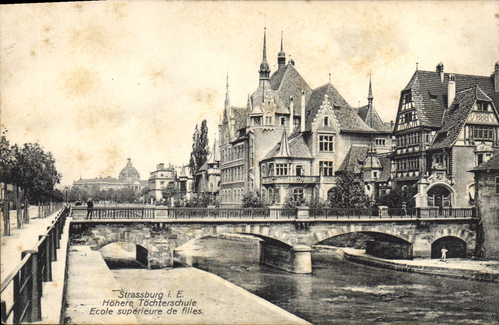 CPA Strasbourg i.E. Ecole superieure de filles