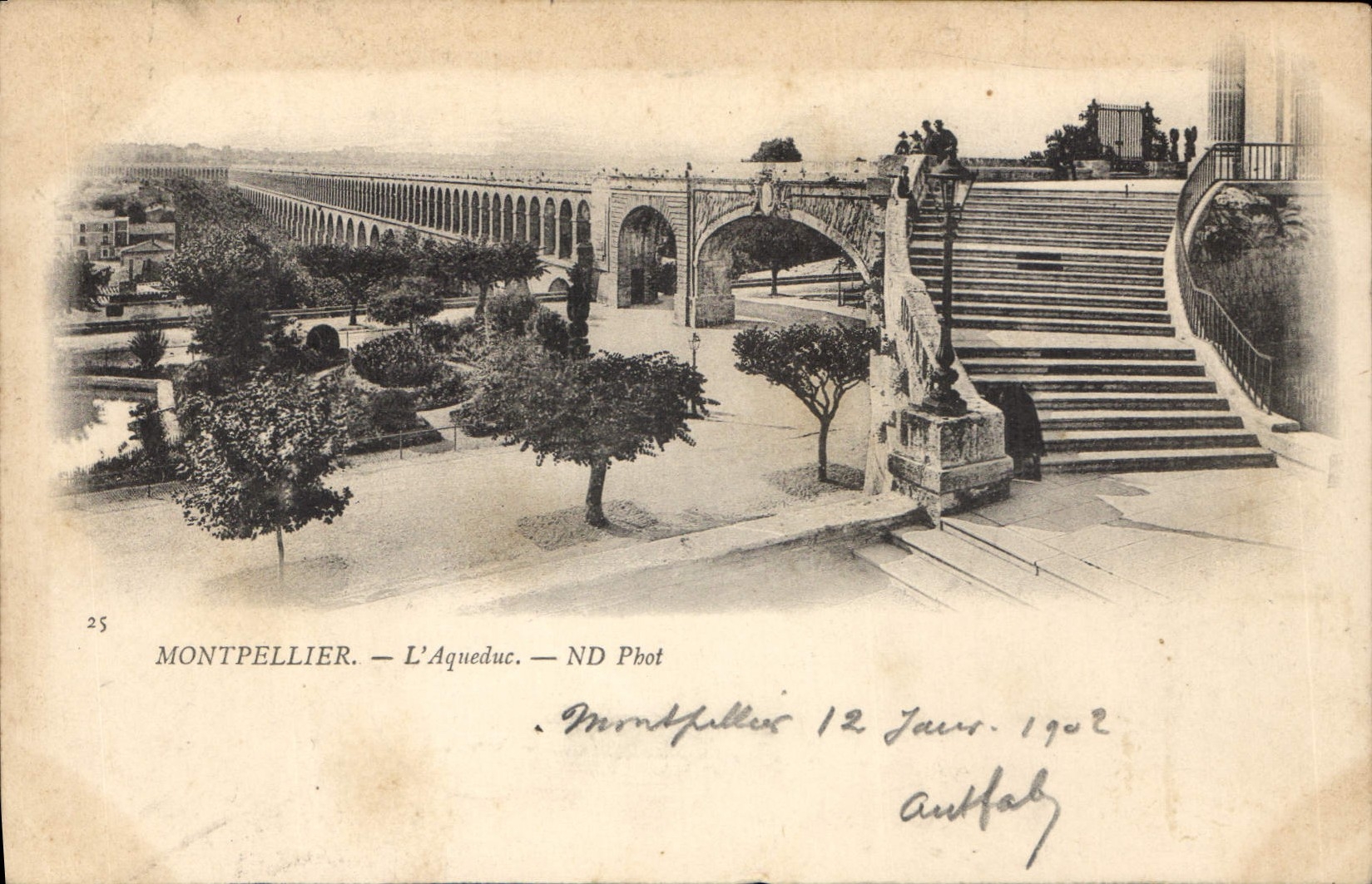 CPA MONTPELLIER L'Aqueduc ND Phot