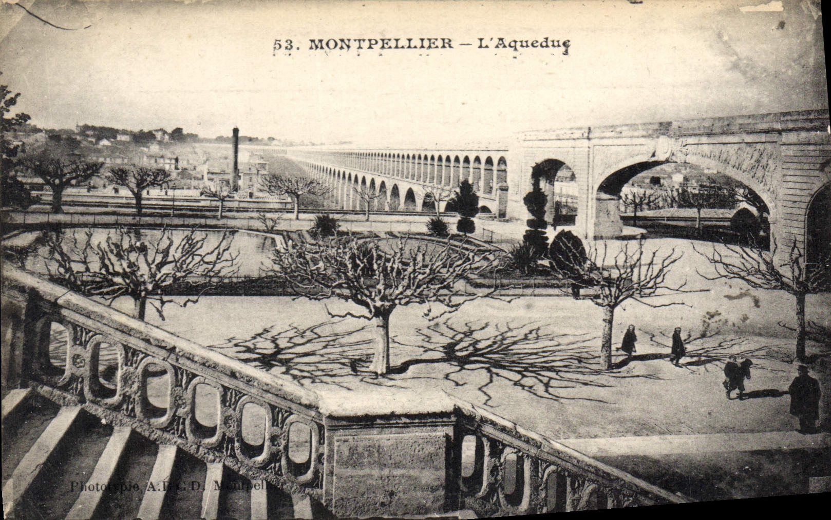 CPA MONTPELLIER L'Aqueduc ND Phot