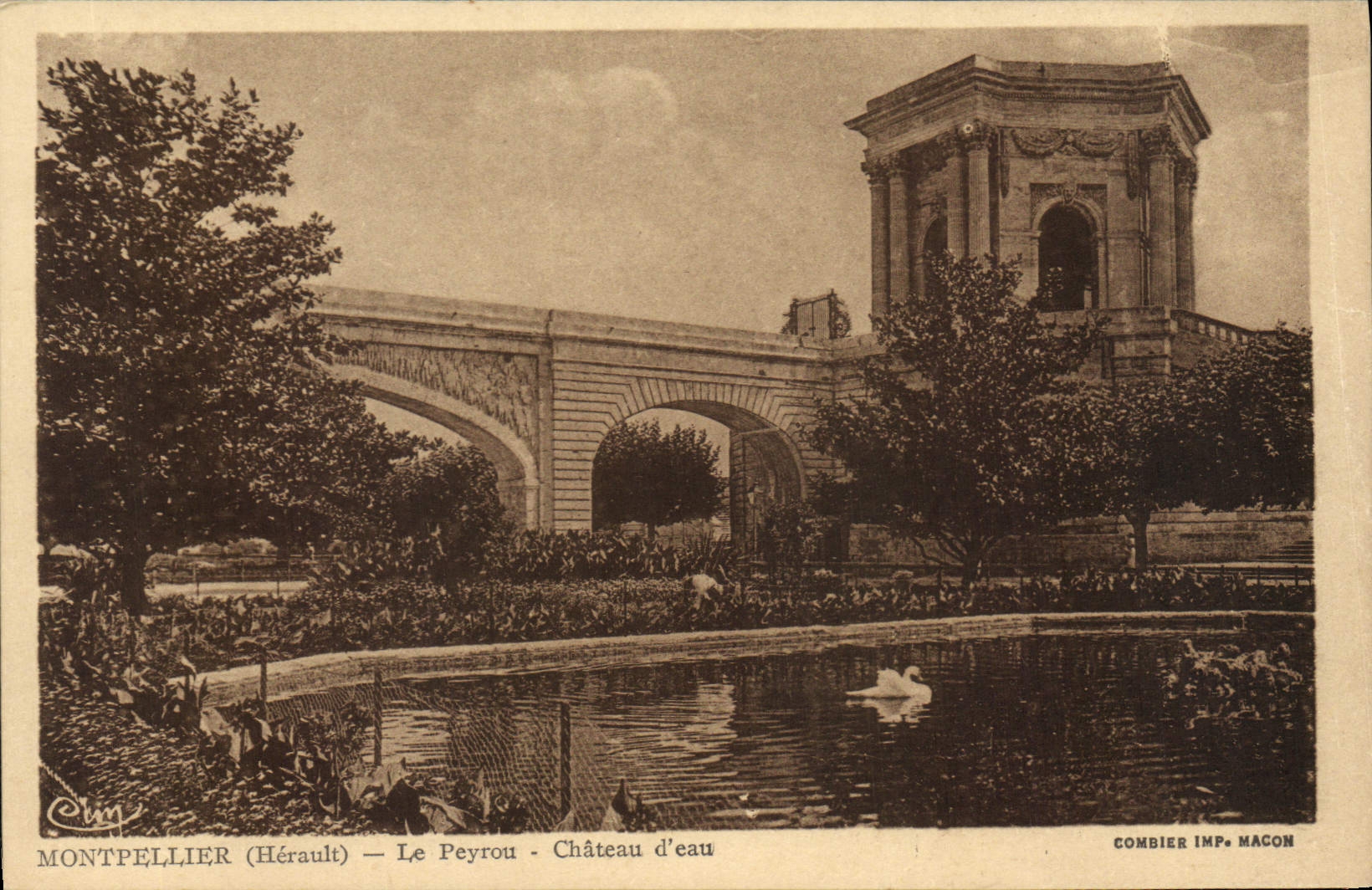 CPA MONTPELLIER Le Peyrou Chateau d'eau