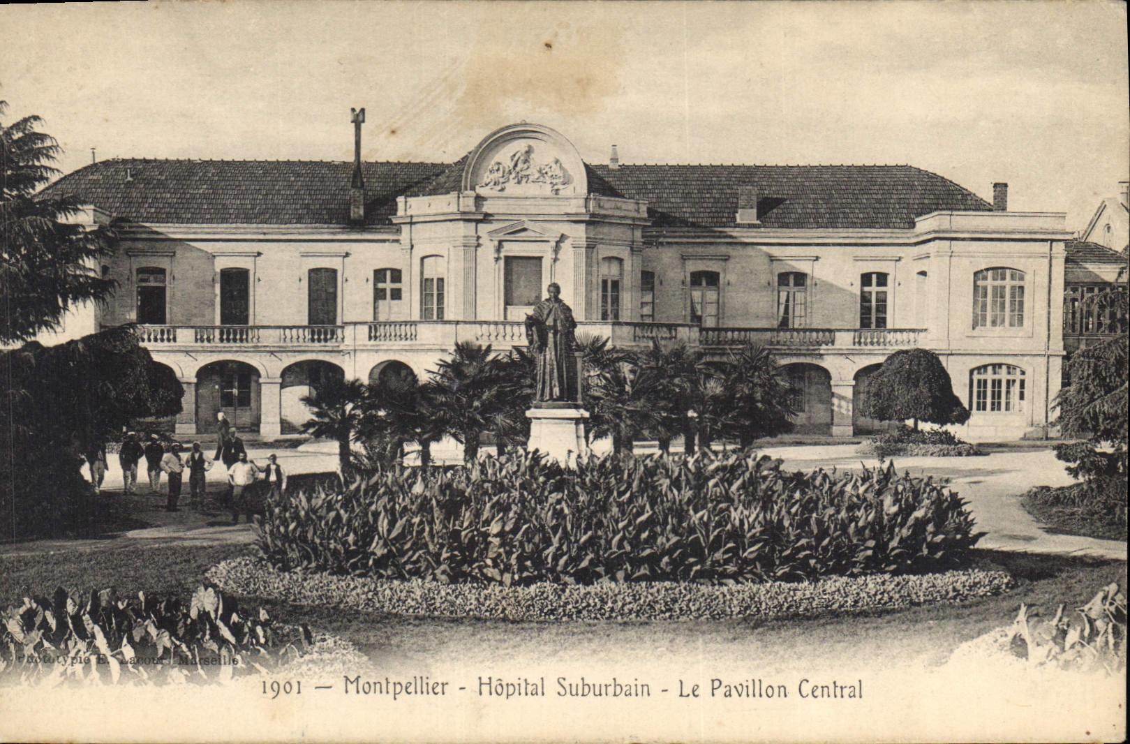 CPA Montpellier Hopital Suburbain Le pavillion Central