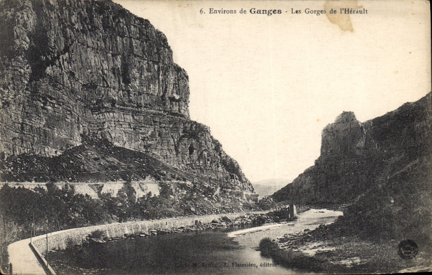 CPA Environs de Ganges Les Gorges de I'Herault