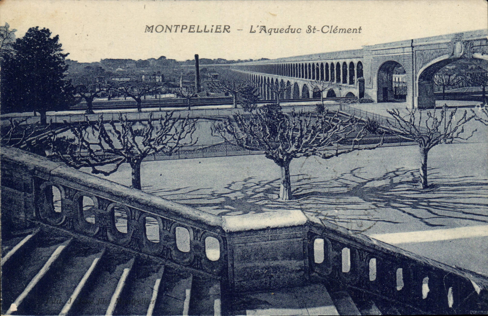 CPA MONTPELLIER L'Aqueduc St Clement