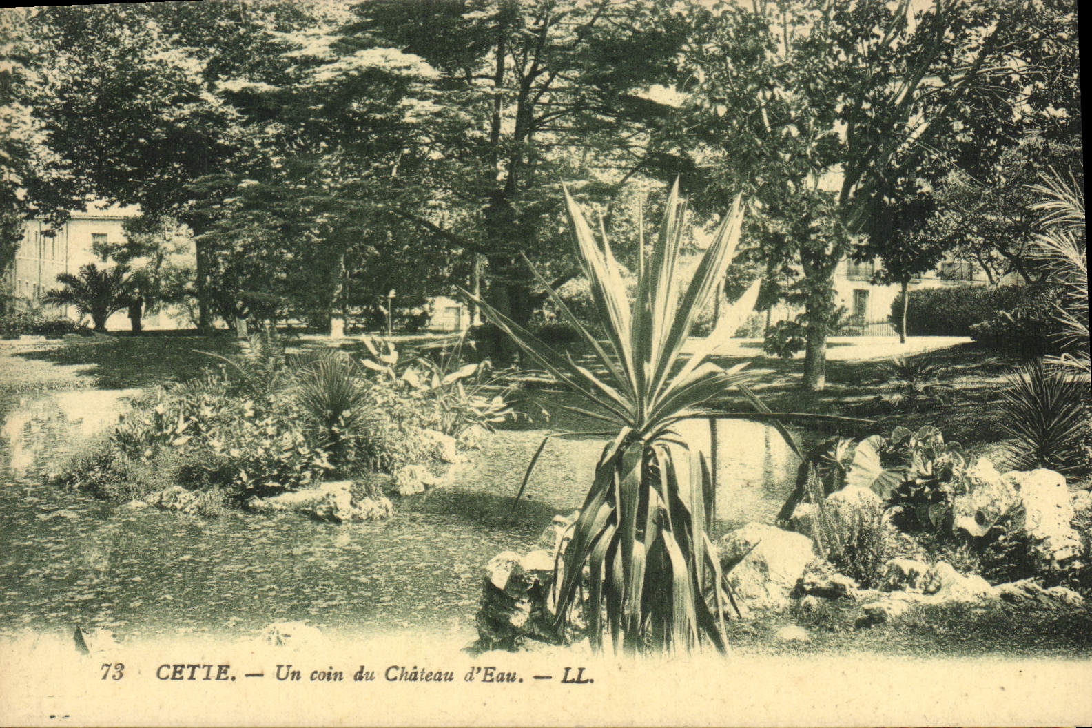 CPA CETE Un coin du Chateau d'eau