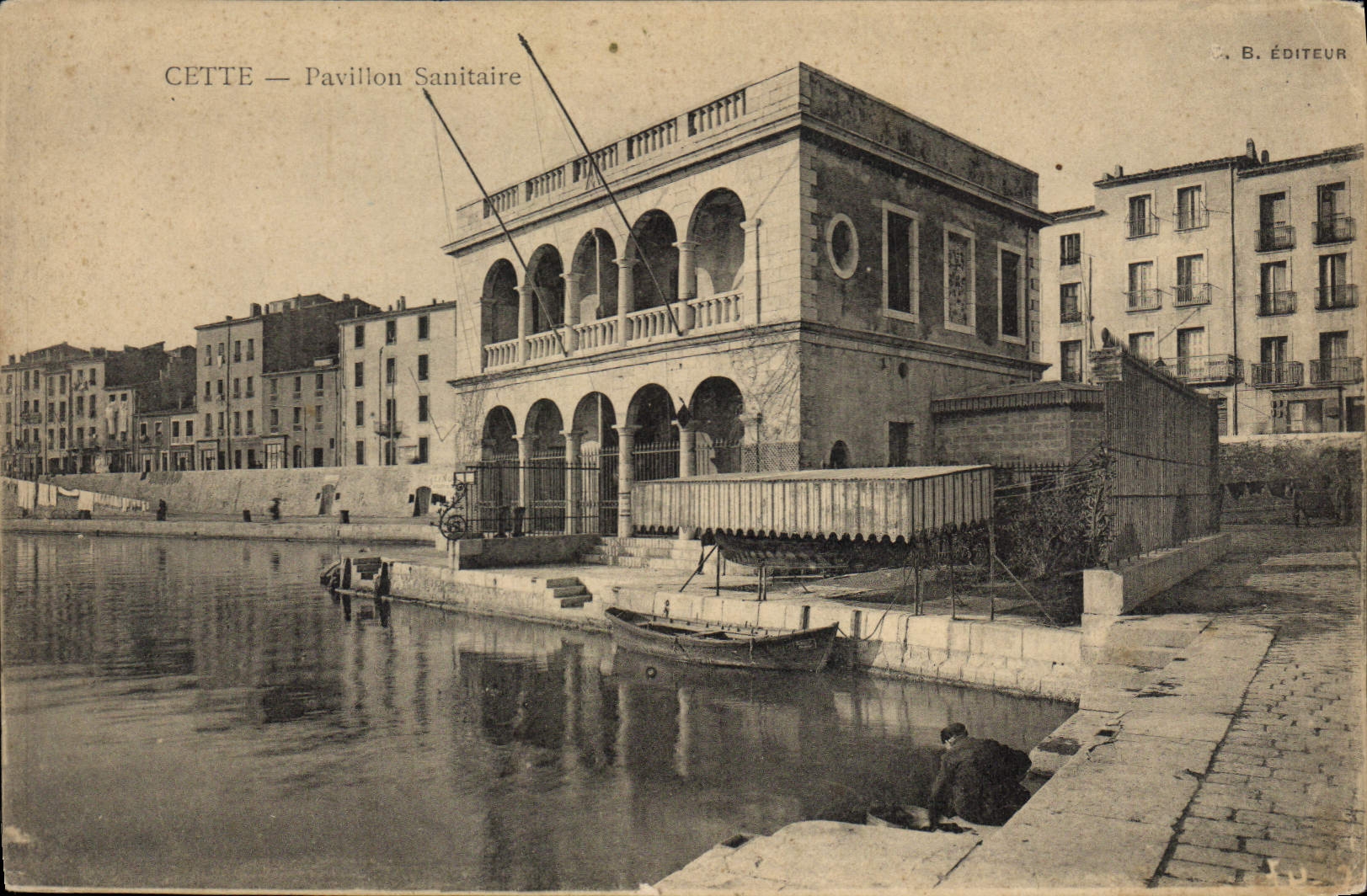 CPA CETTE Pavillon Sanitaire