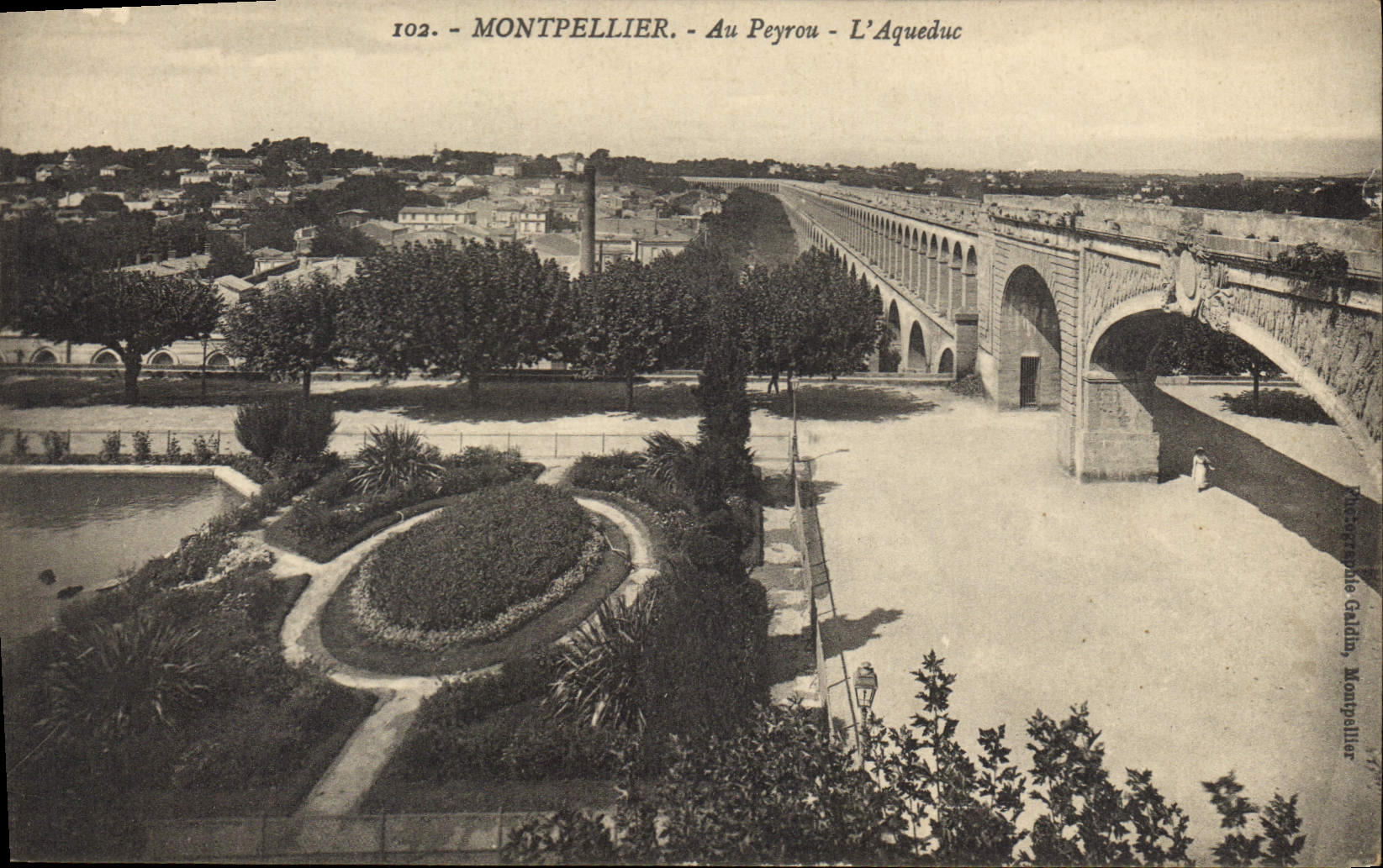 CPA MONTPELLIER Au Peyrou L'Aqueduc