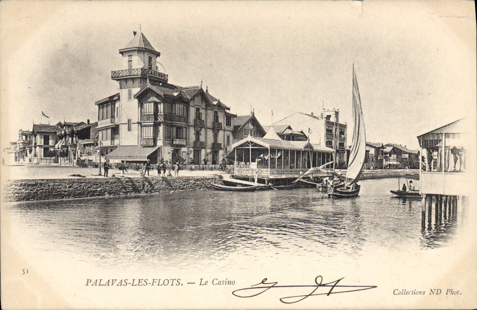 CPA PALAVAS LES FLOTS Le Casino
