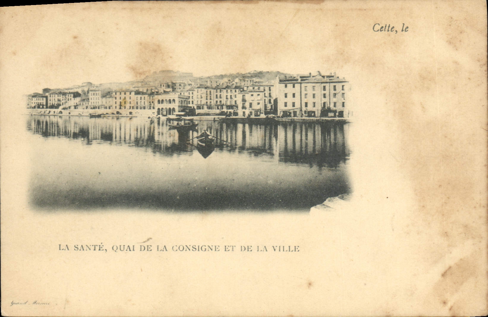 CPA LA SANTE QUAI CONSIGNE ET DE LA VILLE