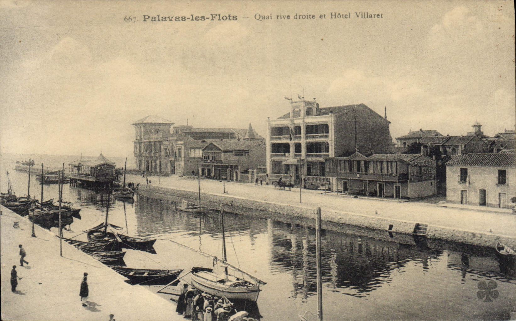 CPA PALAVAS les FLOTS