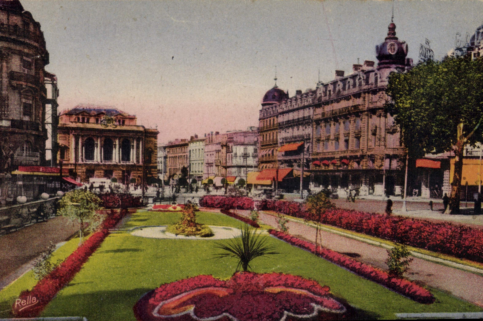 CPA Montpellier Place de la Comedie