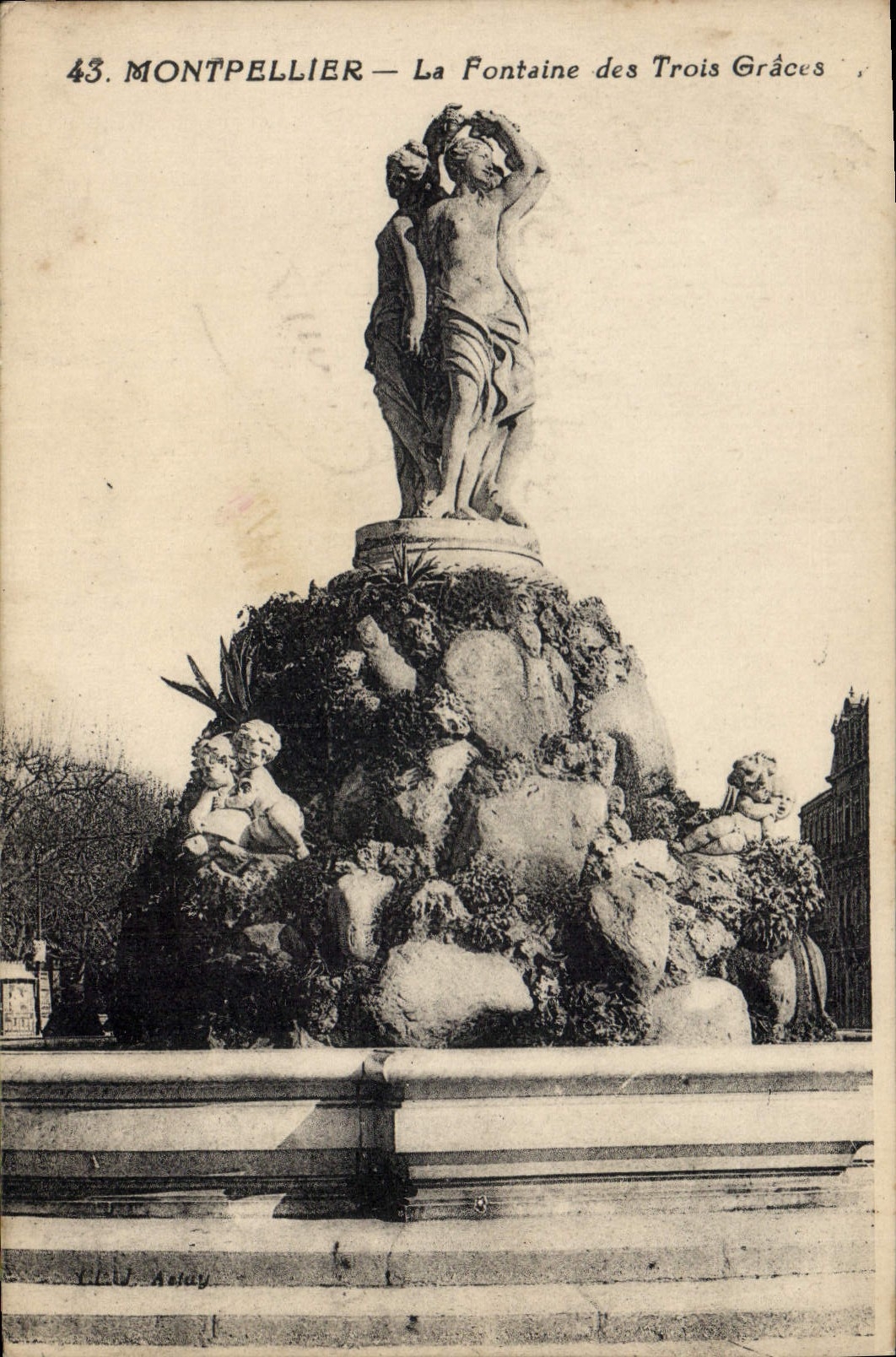 CPA MONTPELLIER Le Fontaine des Trois Graces