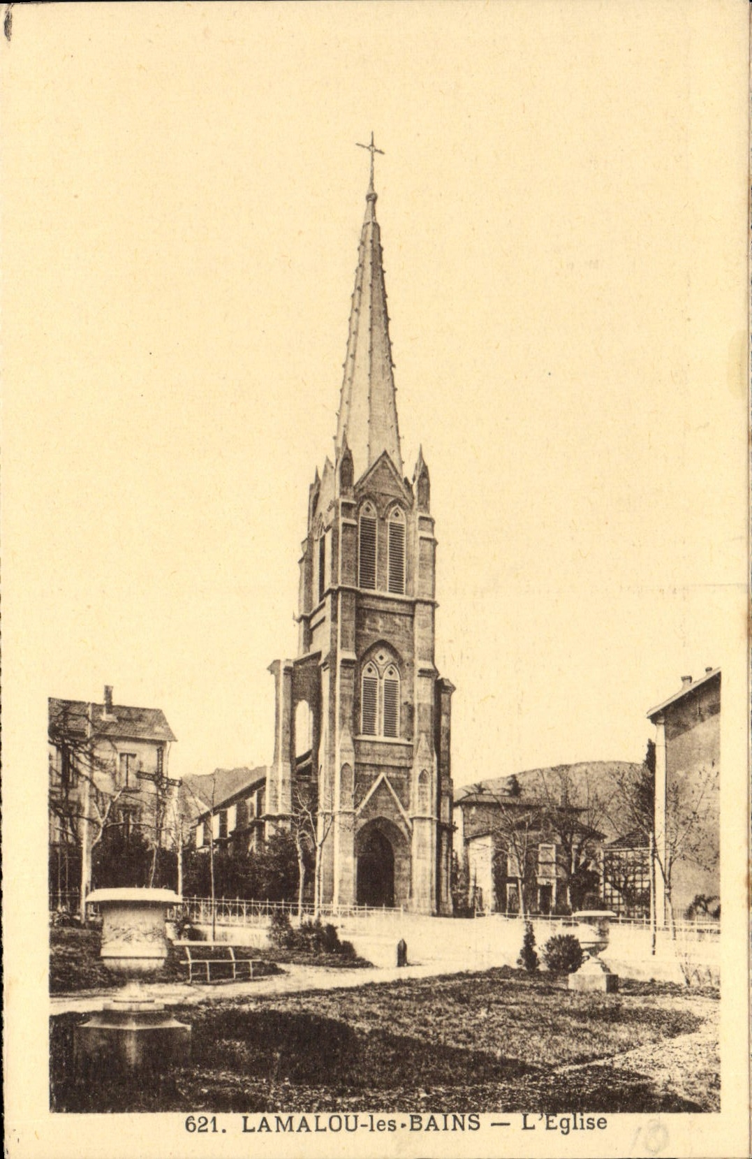 CPA LAMALOU les BAINS L'Eglise