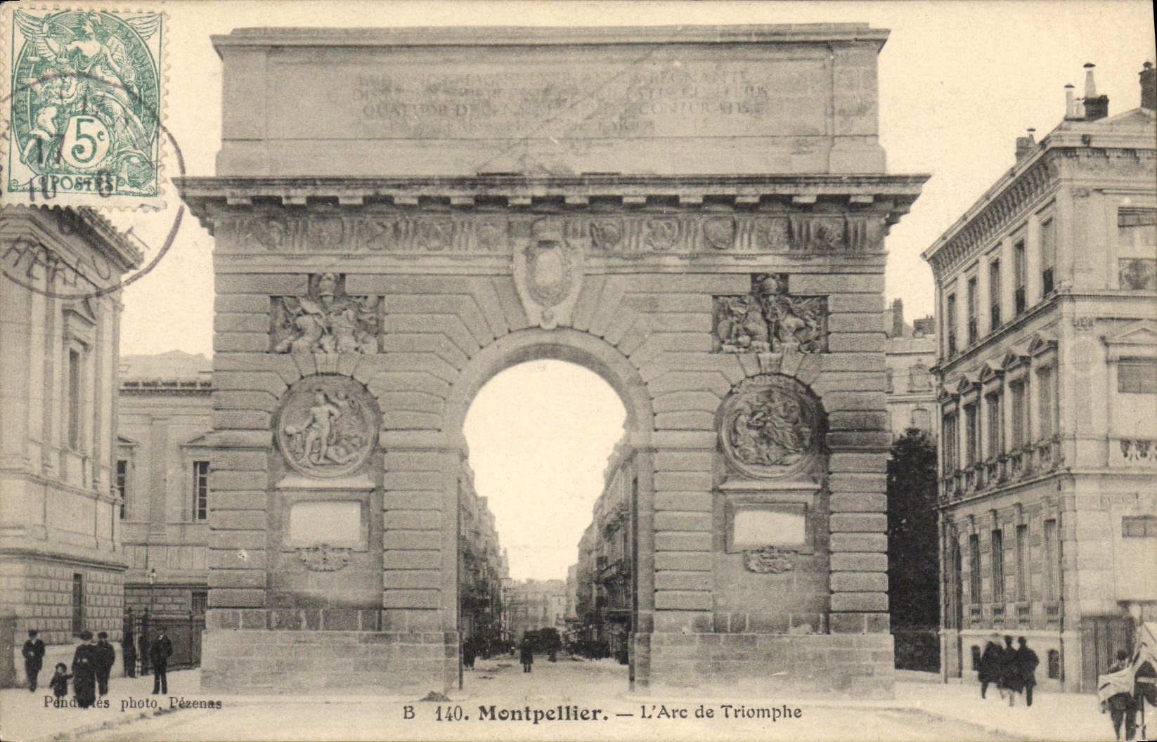 CPA Montpellier L'Arc de Triomphe