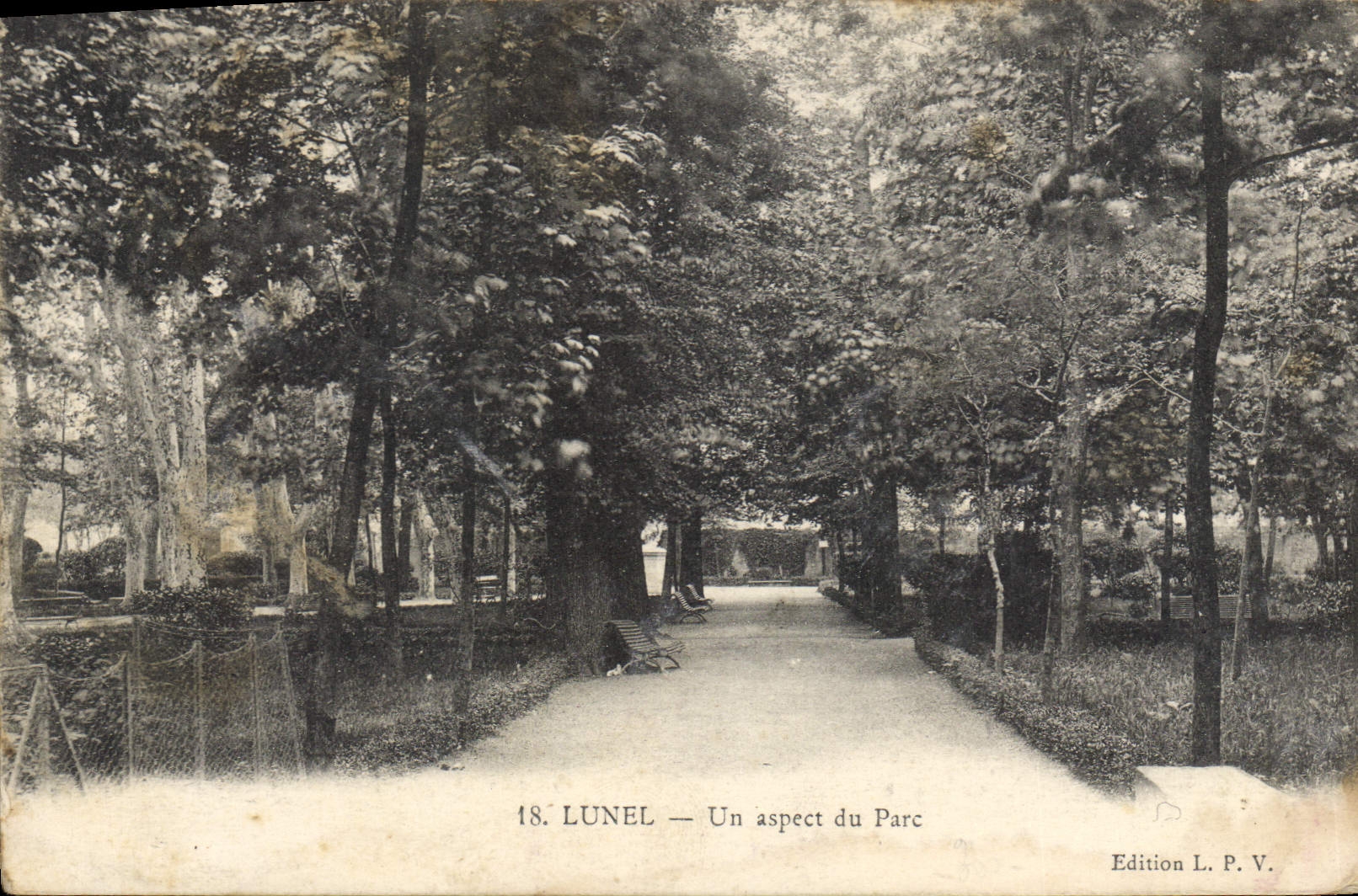 CPA LUNEL Un aspect du Parc