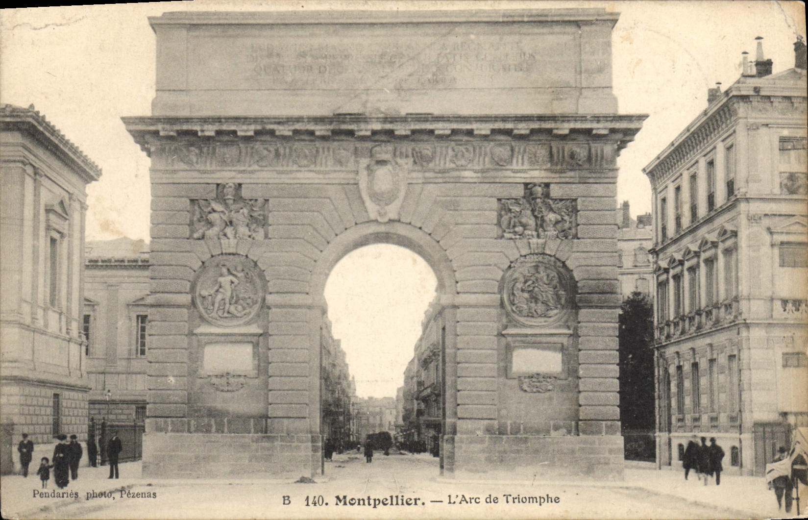 CPA MONTPELLIeR L'Arc Triomphe