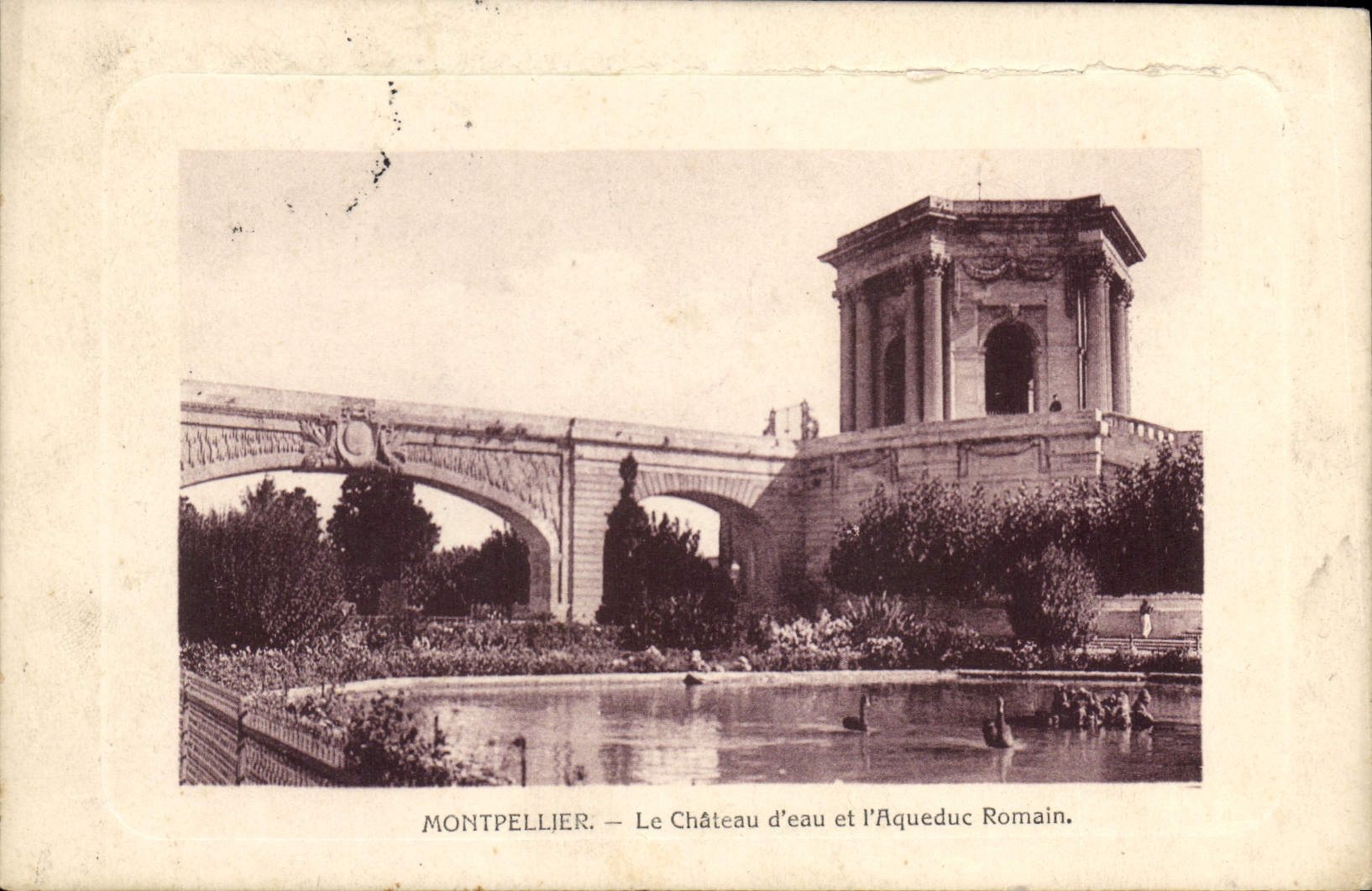 CPA MONTPELLIER Le Chateau d'eau et l'Aqueduc Romain