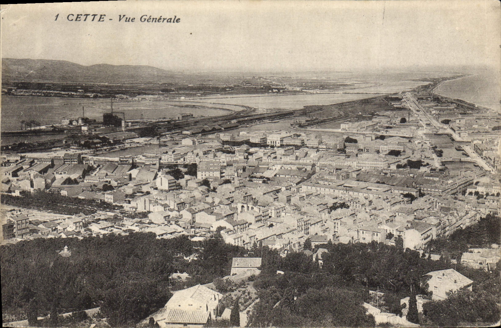 CPA CETTE Vue Generale
