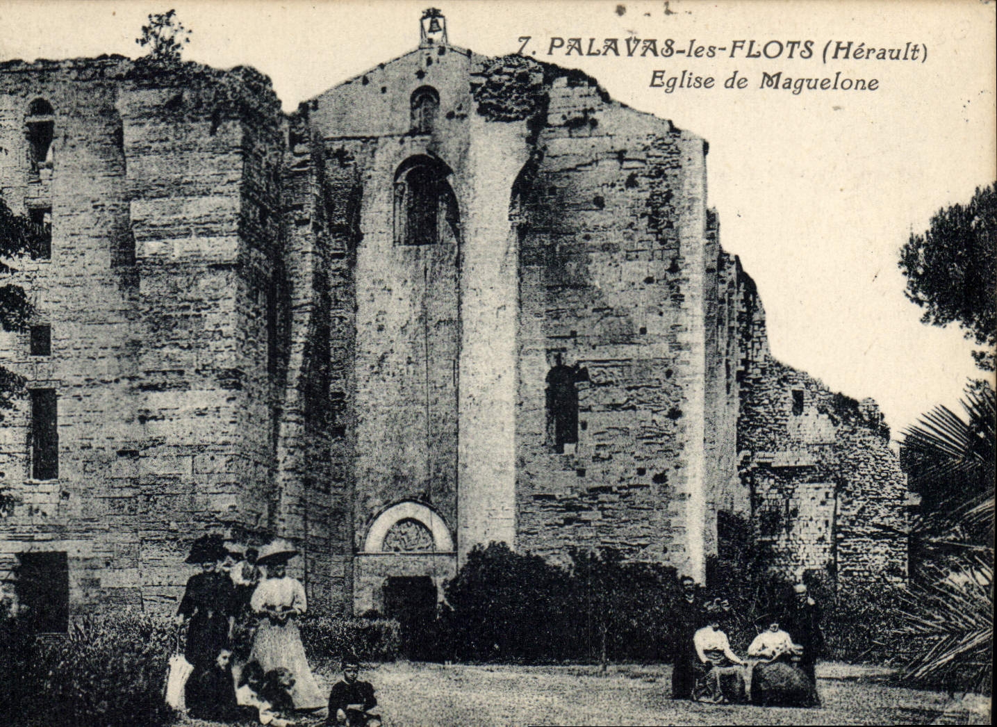 CPA PALAVAS les FLOTS Eglise de Maguelone