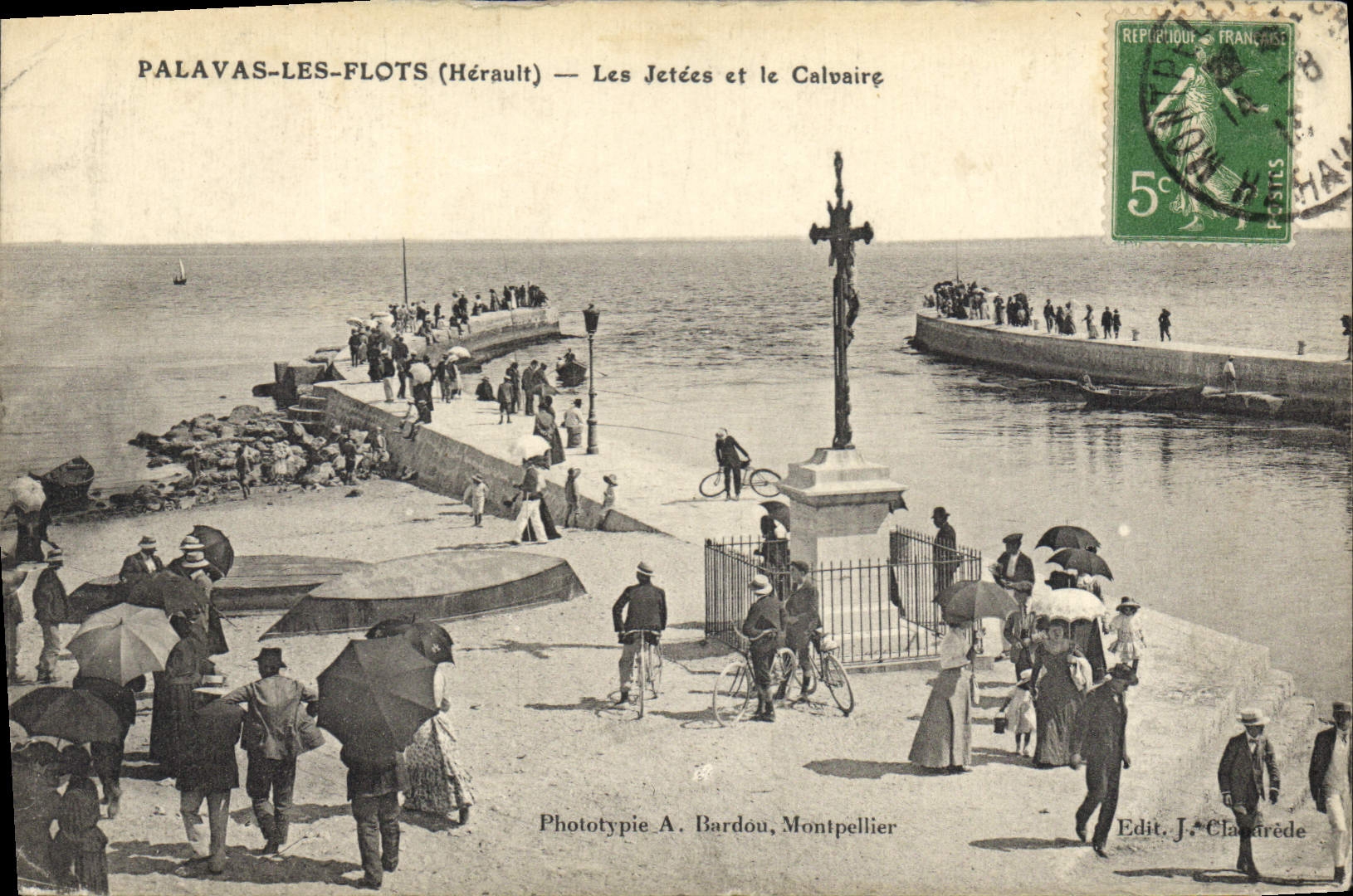 CPA PALAVAS LES FLOTS Jetecs et le Caluaire