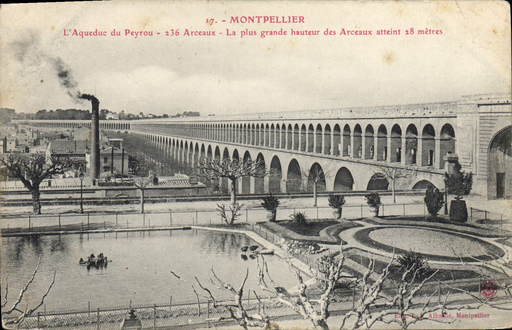 CPA MONTPELLIER Aqueduc du Peyrou