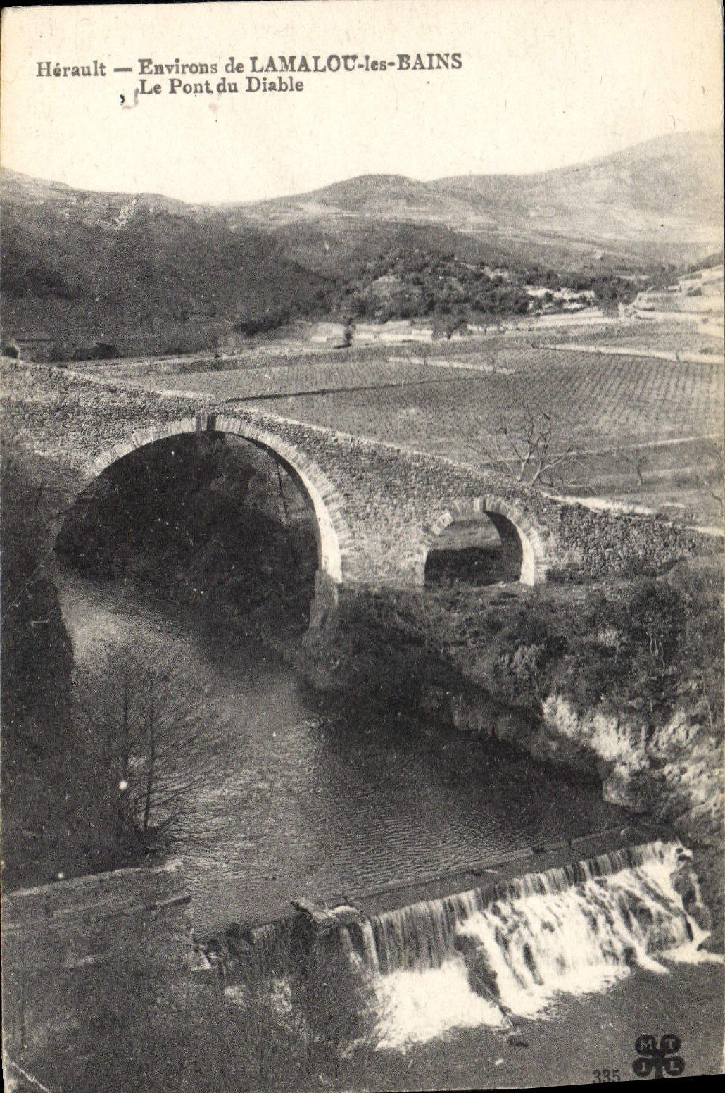 CPA Environs de LAMALOU les BAINS Le Pont du diable