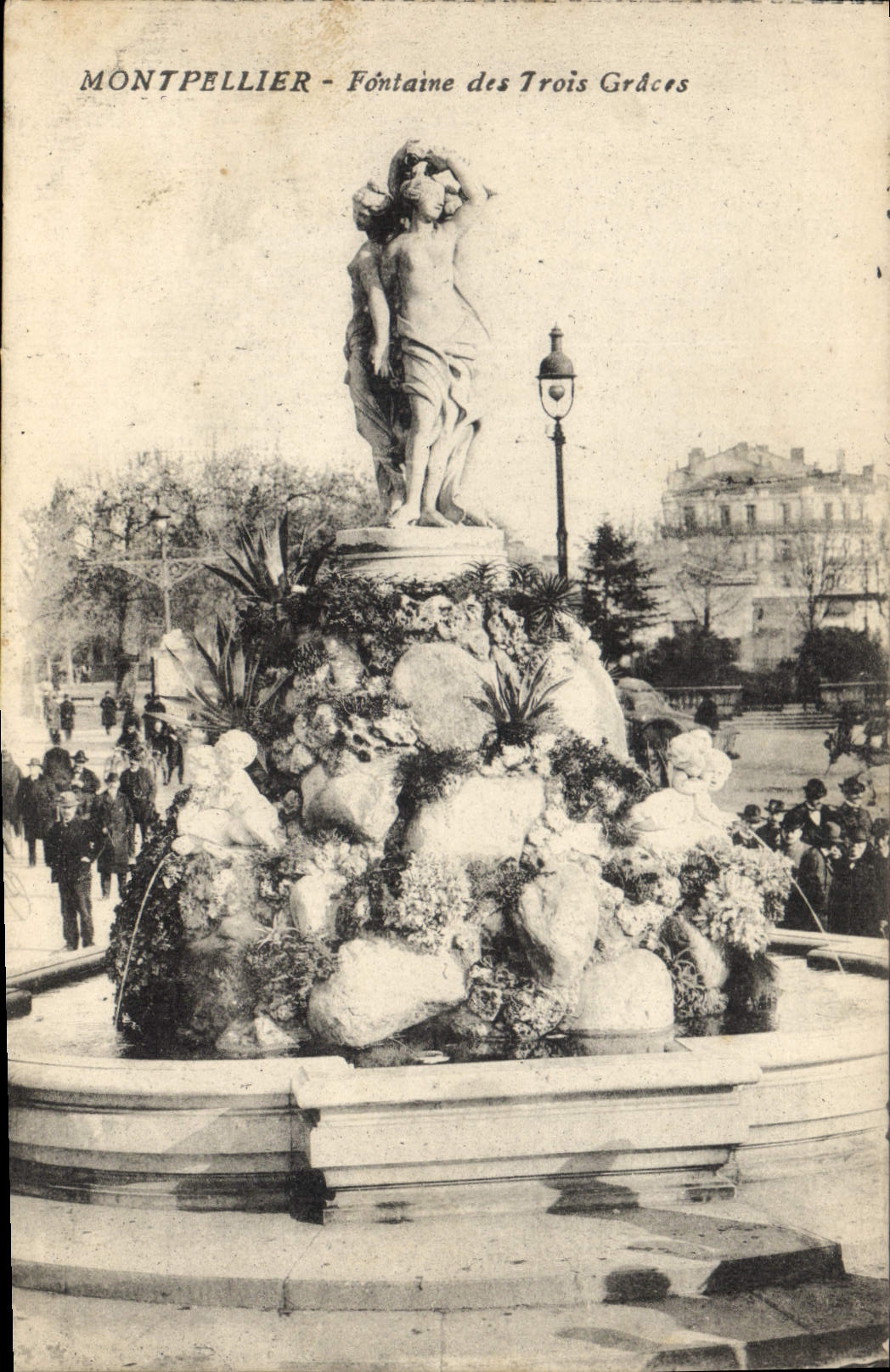 CPA MONTPELLIER Fontaine des Trois Graces
