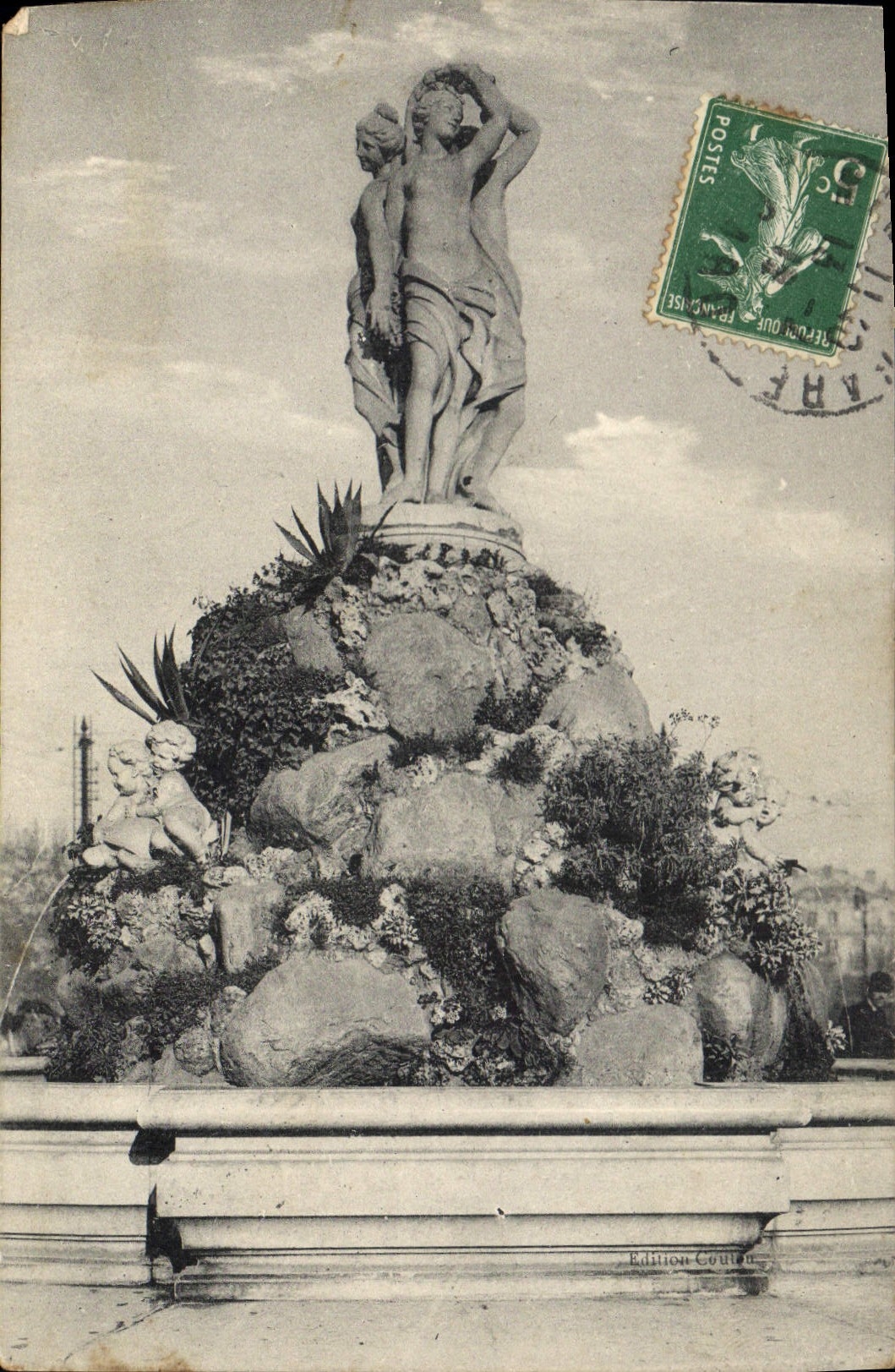 CPA MONTPELLIER Fontaine des Trois Graces