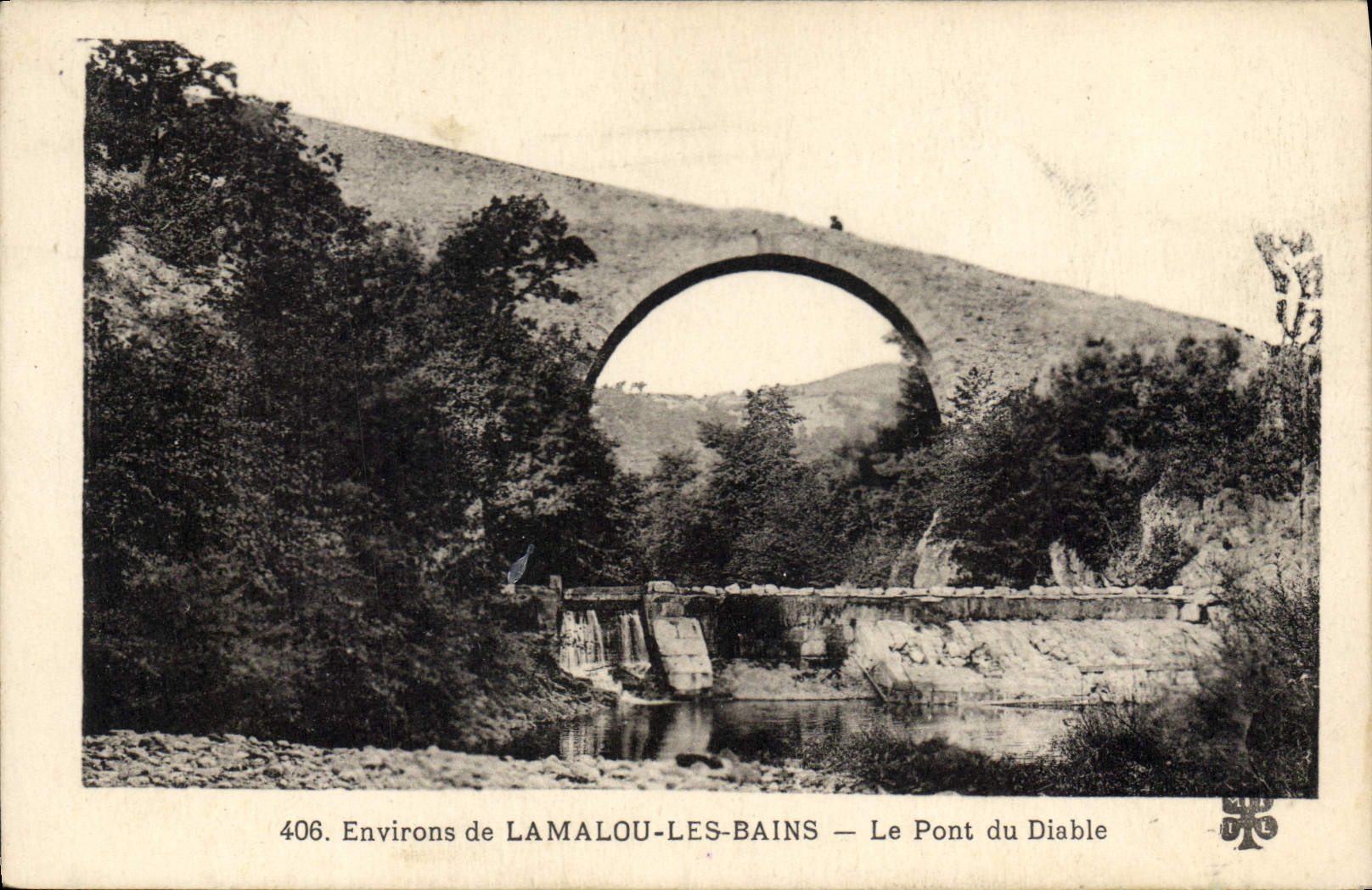 CPA Environs de LAMALOU LES BAINS Le Pont du Diable