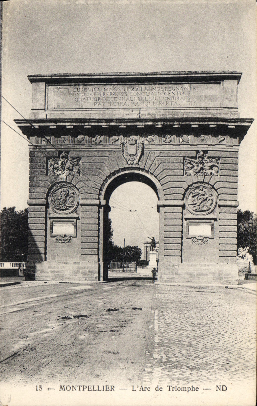 CPA MONTPELLIER L'Arc de Triomphe