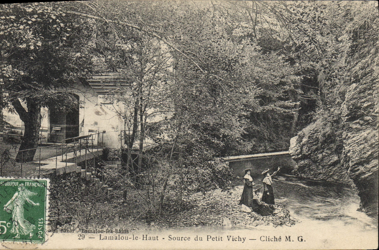 CPA Lamalou le Haut Source du Petit Vichy