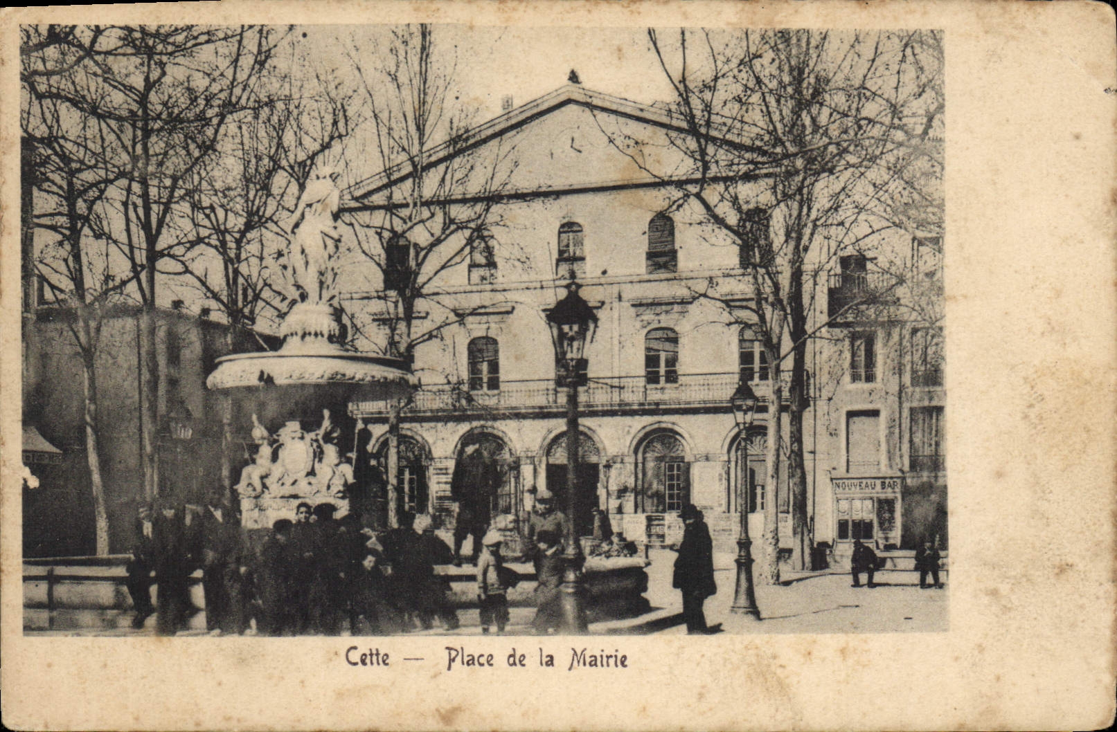CPA Cette Place de La Mairie