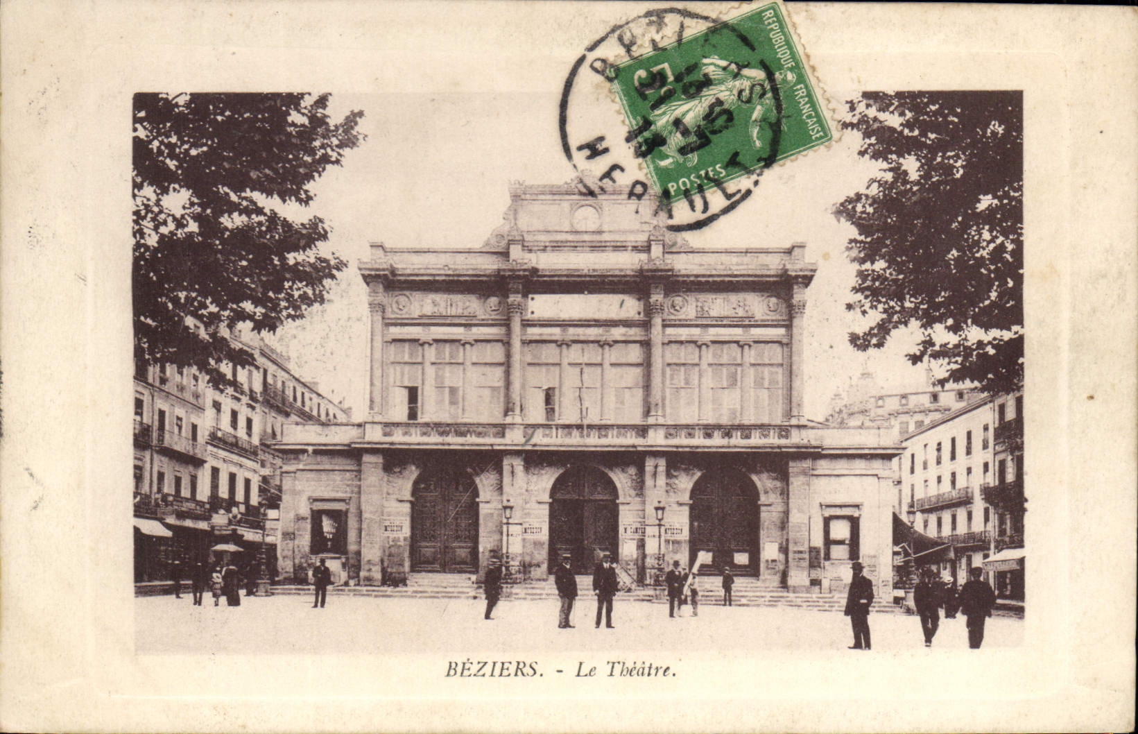 CPA BEZIERS Le Theatre