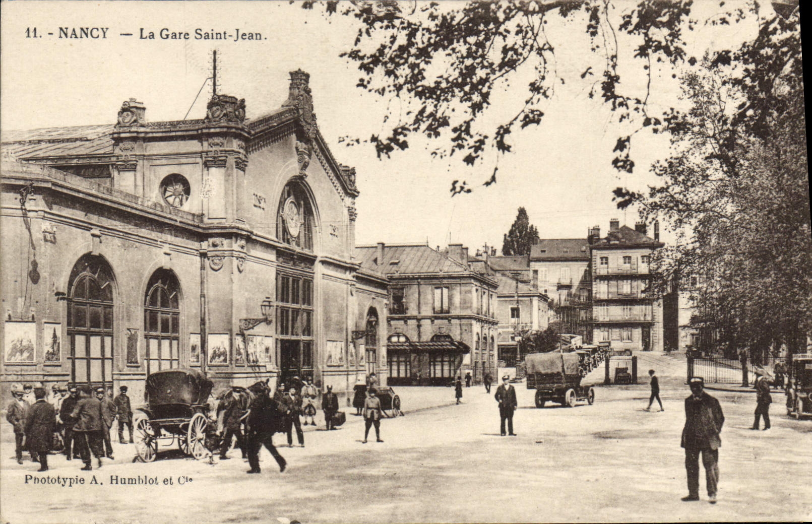 CPA NANACY La Gare Saint Jean