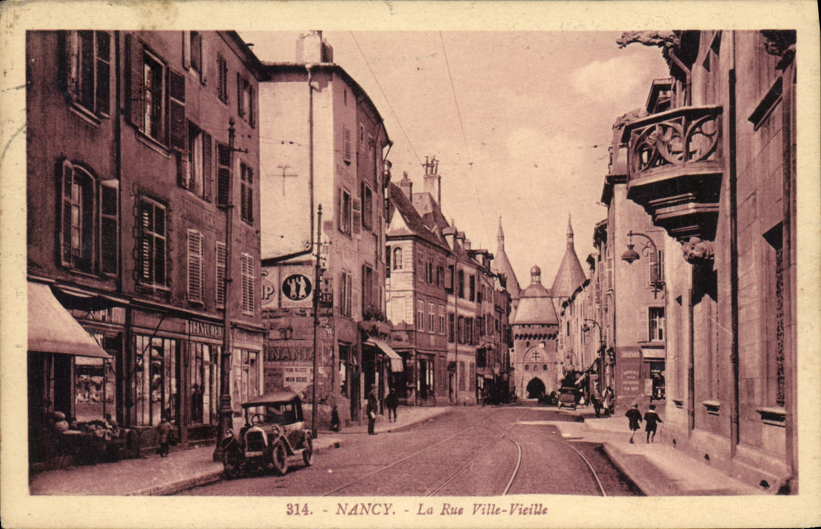 CPA NANCY Rue Ville Vieille