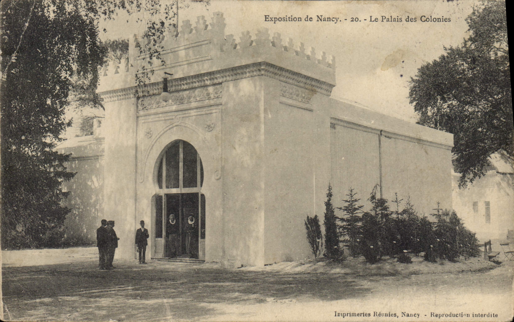 CPA Exposition de Nancy Le Palais des Colonies