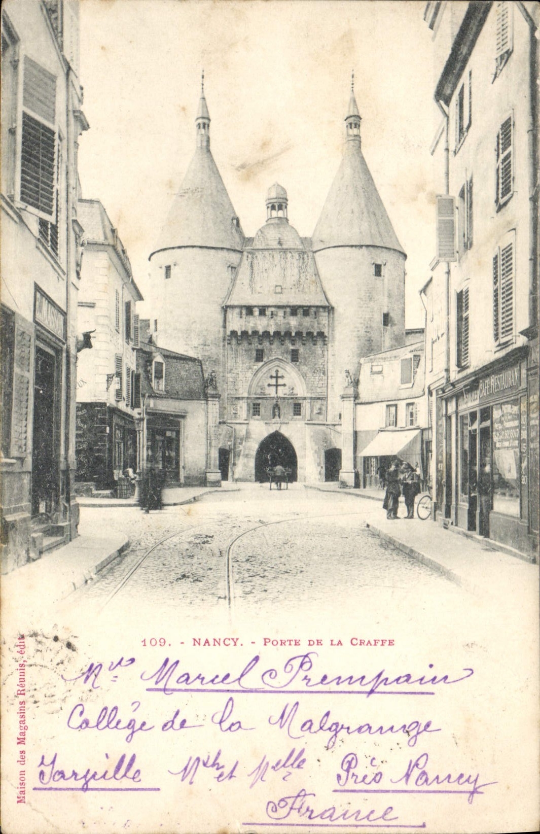 CPA NANCY PORTE DE LA CRAFFE