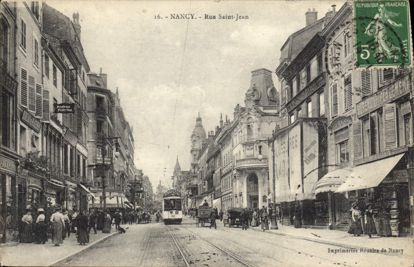 CPA NANCY Rue Saint Jean